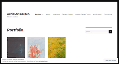 Desktop Screenshot of achill-art-garden.com